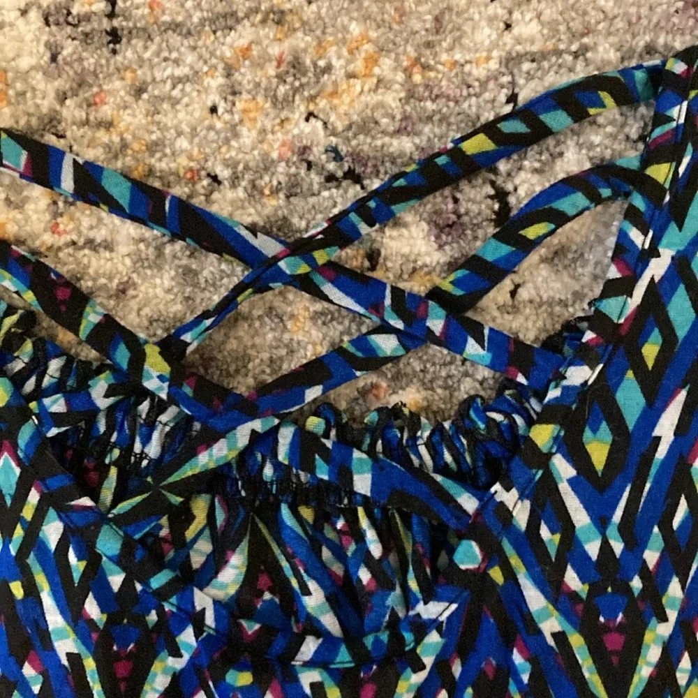Colorful Blue Top - Picture 5 of 6